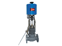 Relying on oneself type regulating valve of electronic temperature